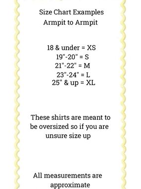 Size Recommendations For Upcycled Shirts